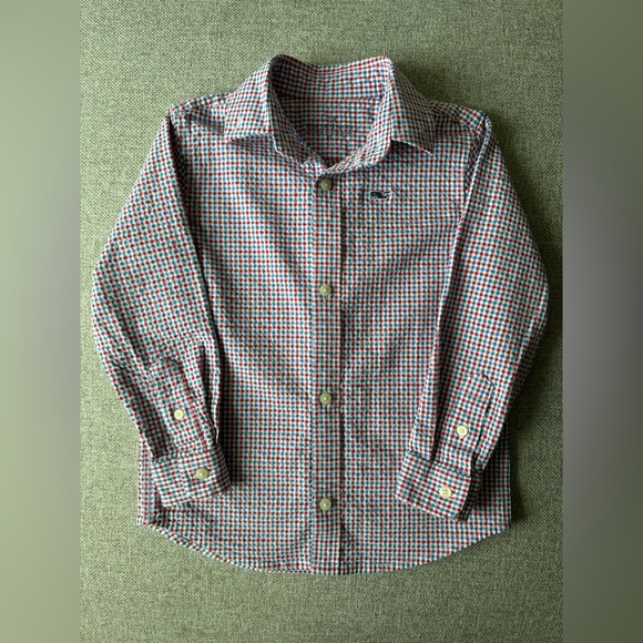 Toddler Boy Vineyard Vines Classic Check Shirt - Picture 4 of 5